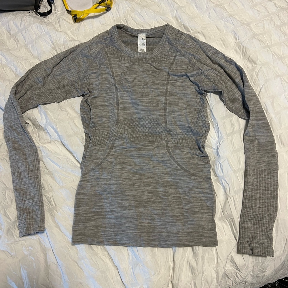Lululemon Grey Athletic Top